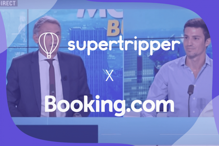 Booking.com et Supertripper : Annonce du Partenariat sur BFM Business