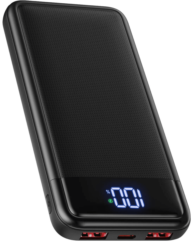 Batterie externe pour recharger ses appareils en déplacement professionnel.