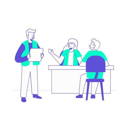 calendly planning outils digitaux office manager Illustration montrant un écran d'agenda avec des créneaux horaires disponibles et un curseur sélectionnant un rendez-vous.