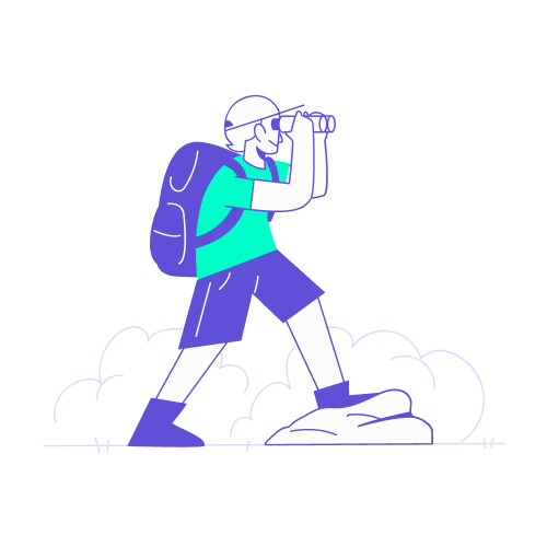 Illustration d'un voyageur observant les frais à inclure dans le barème hôtels des villes en France en 2026.